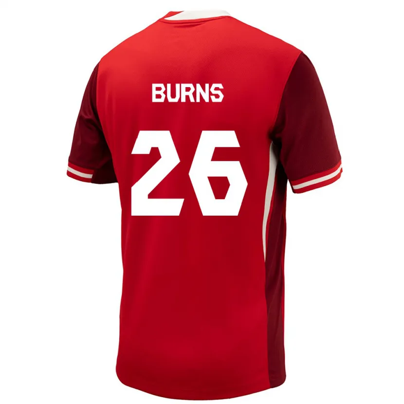 Danxen Mann Canada Zoe Burns #26 Rød Hjemmetrøye Drakt Trøye 24-26 Skjorter T-Skjorte