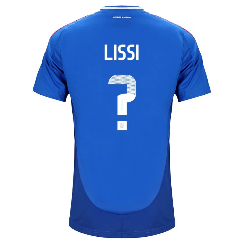 Danxen Mann Italia Thomas Lissi #0 Blå Hjemmetrøye Drakt Trøye 24-26 Skjorter T-Skjorte