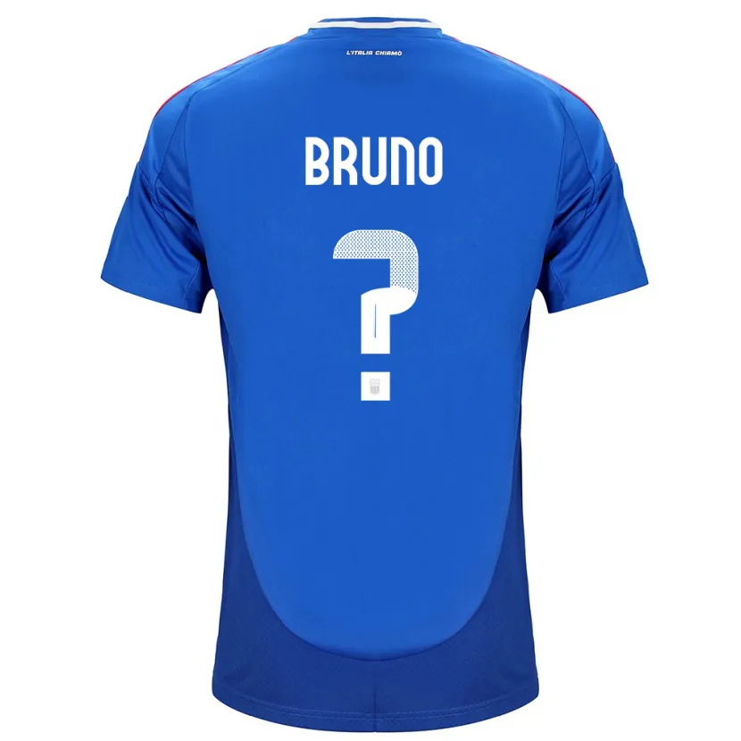 Danxen Mann Italia Giovanni Bruno #0 Blå Hjemmetrøye Drakt Trøye 24-26 Skjorter T-Skjorte