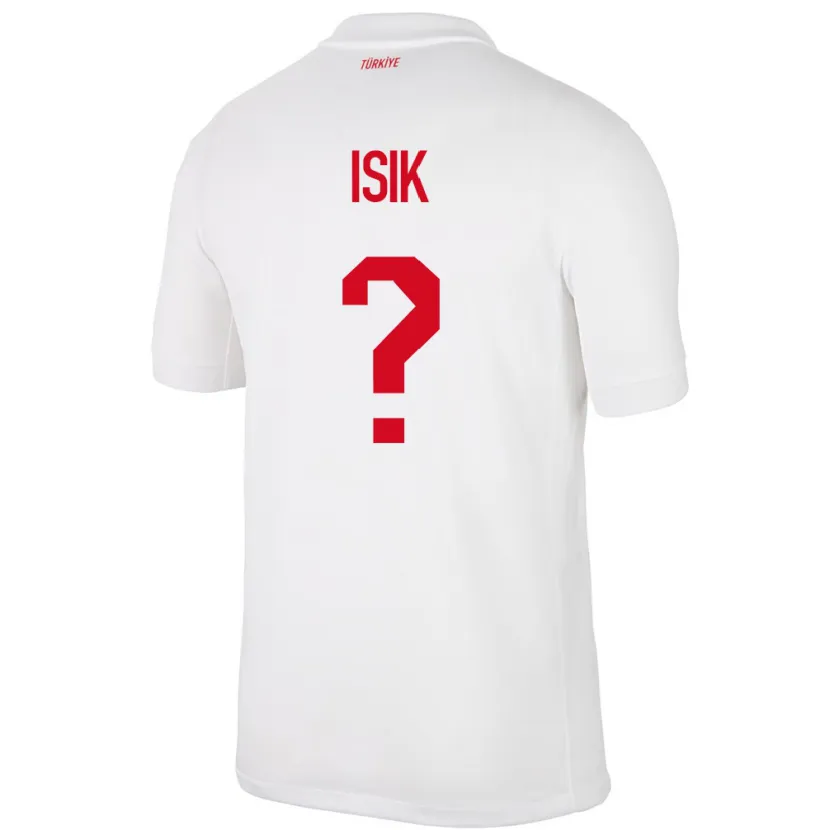 Danxen Mann Tyrkia Emre Işık #0 Hvit Hjemmetrøye Drakt Trøye 24-26 Skjorter T-Skjorte