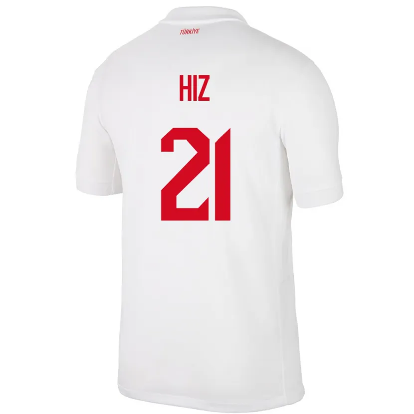 Danxen Mann Tyrkia Gülbin Hız #21 Hvit Hjemmetrøye Drakt Trøye 24-26 Skjorter T-Skjorte