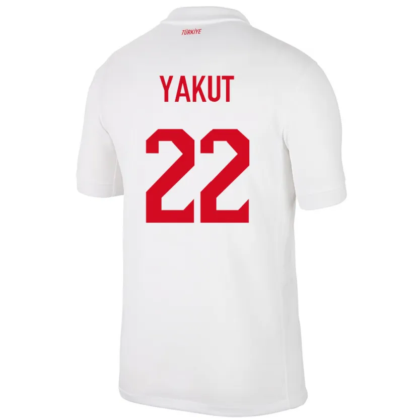 Danxen Mann Tyrkia Narin Yakut #22 Hvit Hjemmetrøye Drakt Trøye 24-26 Skjorter T-Skjorte