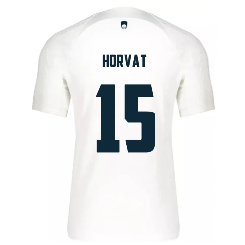 Danxen Mann Slovenia Tomi Horvat #15 Hvit Hjemmetrøye Drakt Trøye 24-26 Skjorter T-Skjorte