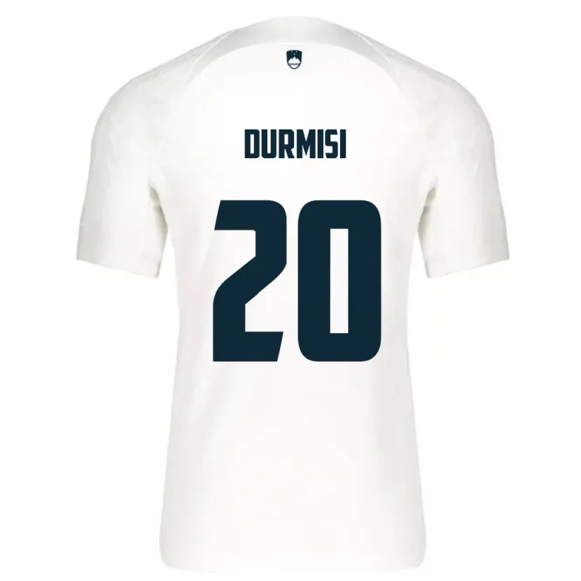 Danxen Mann Slovenia Arman Durmisi #20 Hvit Hjemmetrøye Drakt Trøye 24-26 Skjorter T-Skjorte