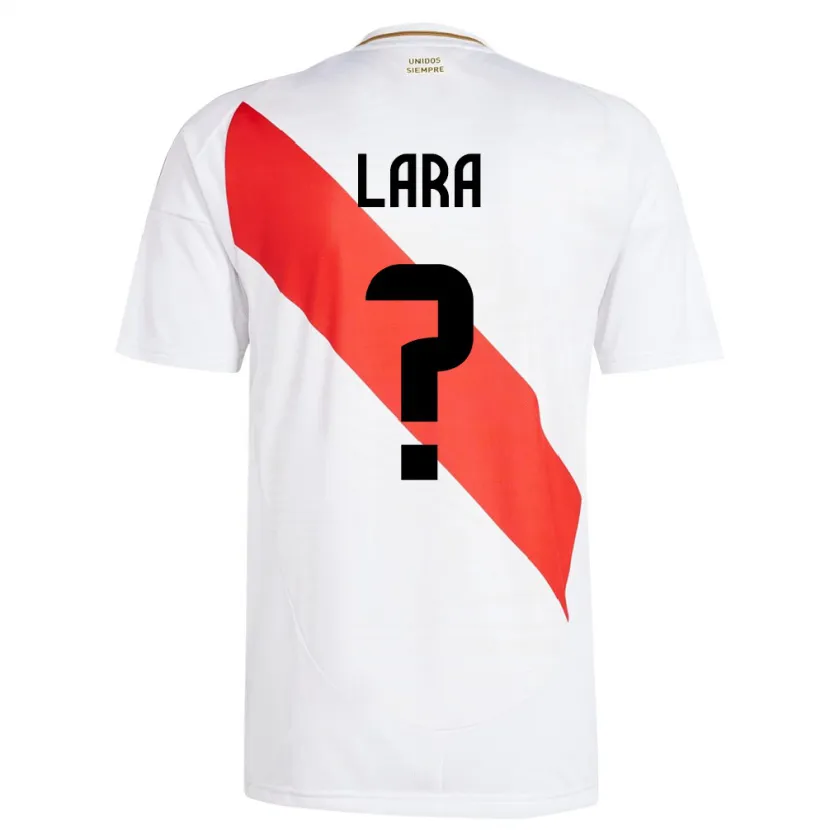 Danxen Mann Peru Jean Lara #0 Hvit Hjemmetrøye Drakt Trøye 24-26 Skjorter T-Skjorte