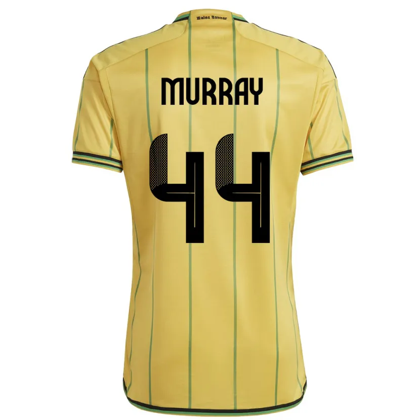 Danxen Mann Jamaica Satara Murray #44 Gul Hjemmetrøye Drakt Trøye 24-26 Skjorter T-Skjorte