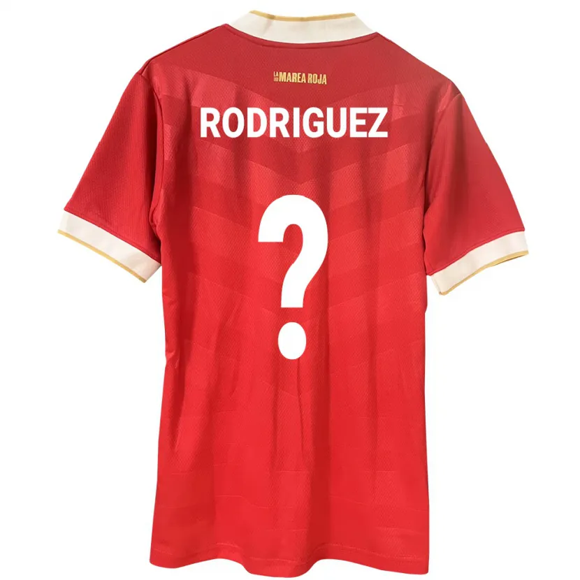 Danxen Mann Panama Julio Rodríguez #0 Rød Hjemmetrøye Drakt Trøye 24-26 Skjorter T-Skjorte