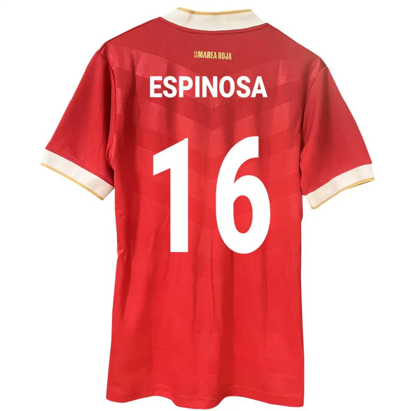Danxen Mann Panama Rebeca Espinosa #16 Rød Hjemmetrøye Drakt Trøye 24-26 Skjorter T-Skjorte