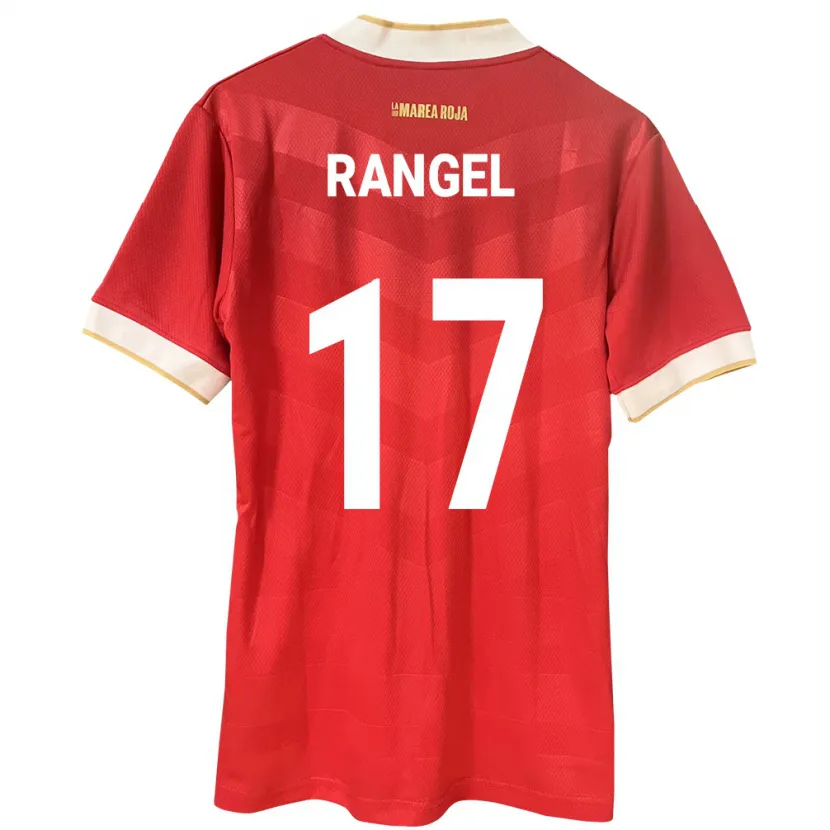 Danxen Mann Panama Kenia Rangel #17 Rød Hjemmetrøye Drakt Trøye 24-26 Skjorter T-Skjorte