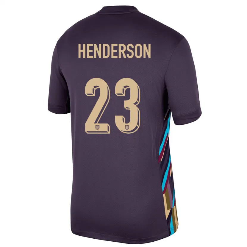 Danxen Mann England Dean Henderson #23 Mørk Rosin Bortetrøye Drakt Trøye 24-26 Skjorter T-Skjorte