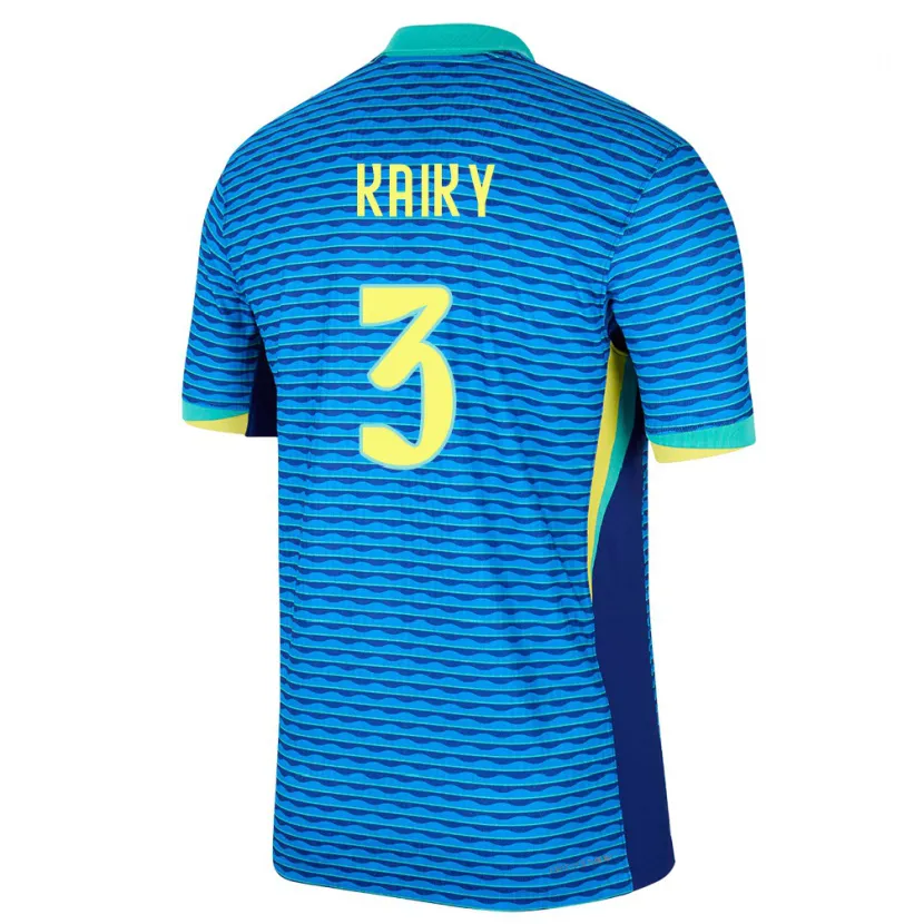 Danxen Mann Brasil Kaiky #3 Blå Bortetrøye Drakt Trøye 24-26 Skjorter T-Skjorte