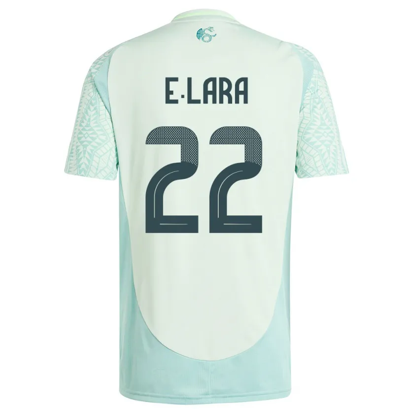 Danxen Mann Mexico Emilio Lara #22 Lin Grønn Bortetrøye Drakt Trøye 24-26 Skjorter T-Skjorte