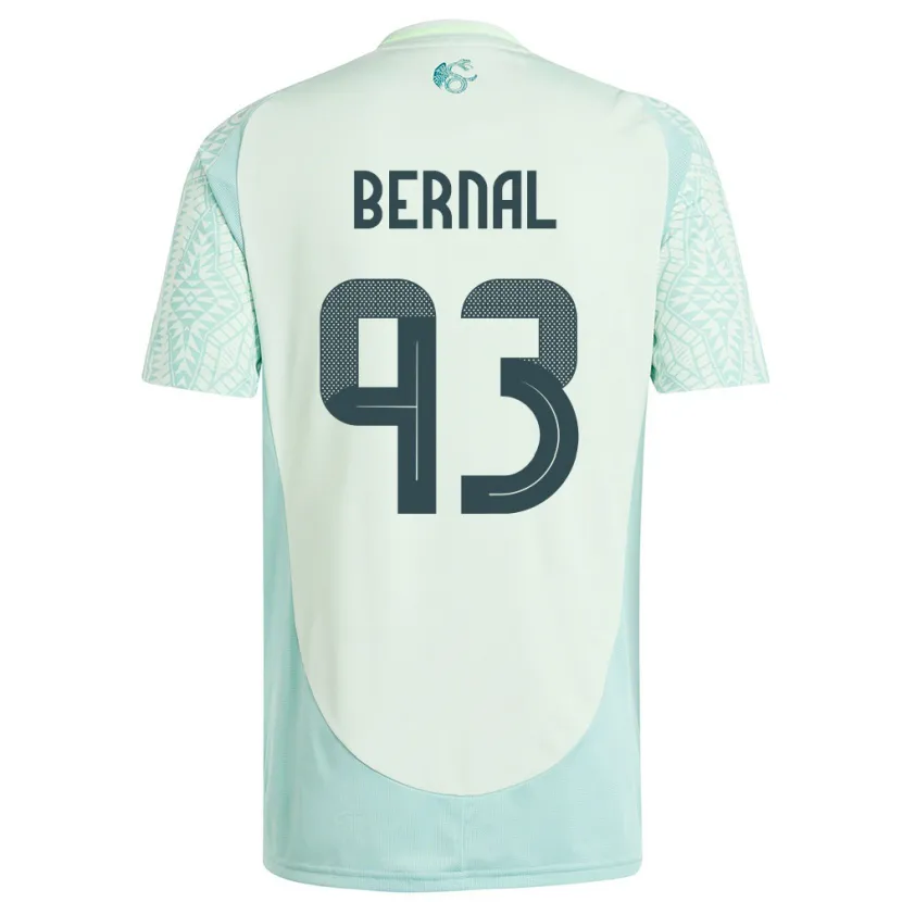 Danxen Mann Mexico Rebeca Bernal #93 Lin Grønn Bortetrøye Drakt Trøye 24-26 Skjorter T-Skjorte