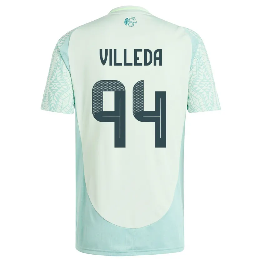 Danxen Mann Mexico Melany Villeda #94 Lin Grønn Bortetrøye Drakt Trøye 24-26 Skjorter T-Skjorte