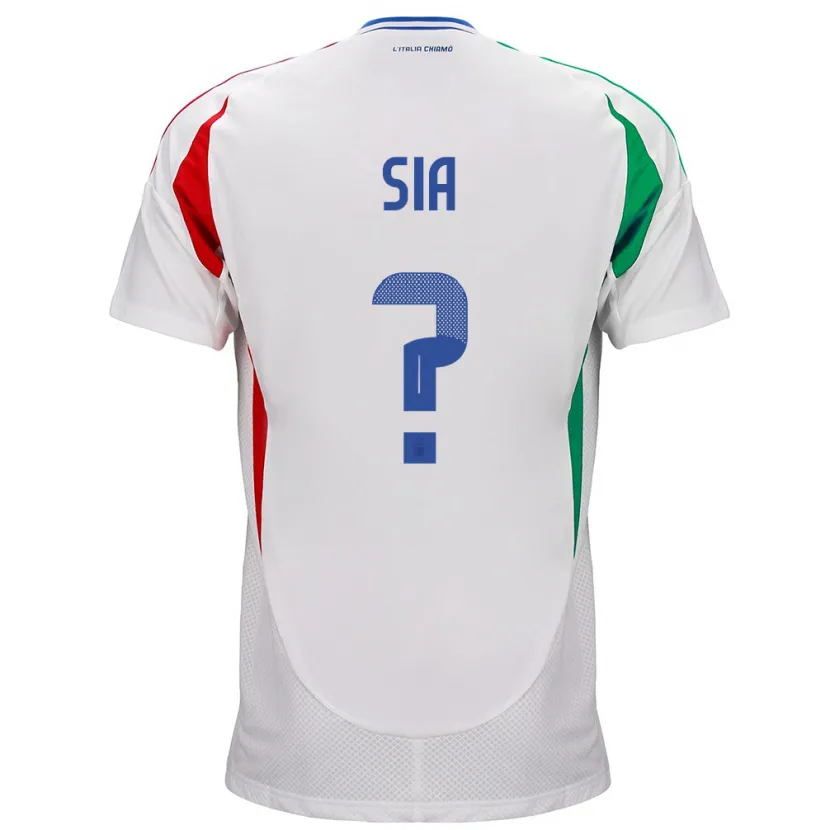 Danxen Mann Italia Diego Sia #0 Hvit Bortetrøye Drakt Trøye 24-26 Skjorter T-Skjorte
