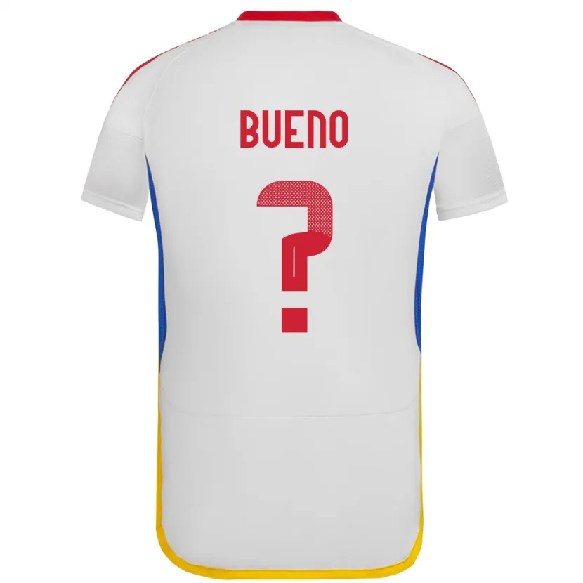 Danxen Mann Venezuela Jesús Bueno #0 Hvit Bortetrøye Drakt Trøye 24-26 Skjorter T-Skjorte