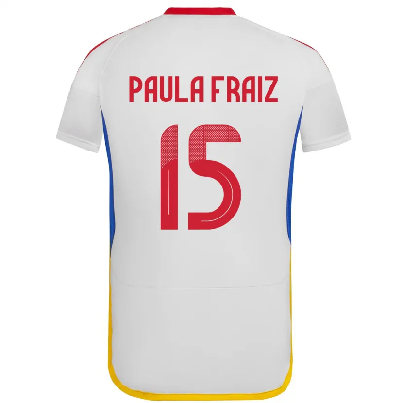 Danxen Mann Venezuela Ana Paula Fraiz #15 Hvit Bortetrøye Drakt Trøye 24-26 Skjorter T-Skjorte