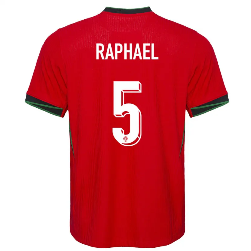 Danxen Dame Portugal Raphael Guerreiro #5 Rød Hjemmetrøye Drakt Trøye 24-26 Skjorter T-Skjorte
