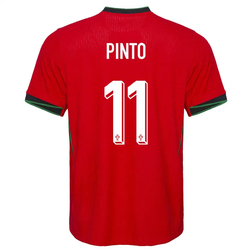 Danxen Dame Portugal Tatiana Pinto #11 Rød Hjemmetrøye Drakt Trøye 24-26 Skjorter T-Skjorte