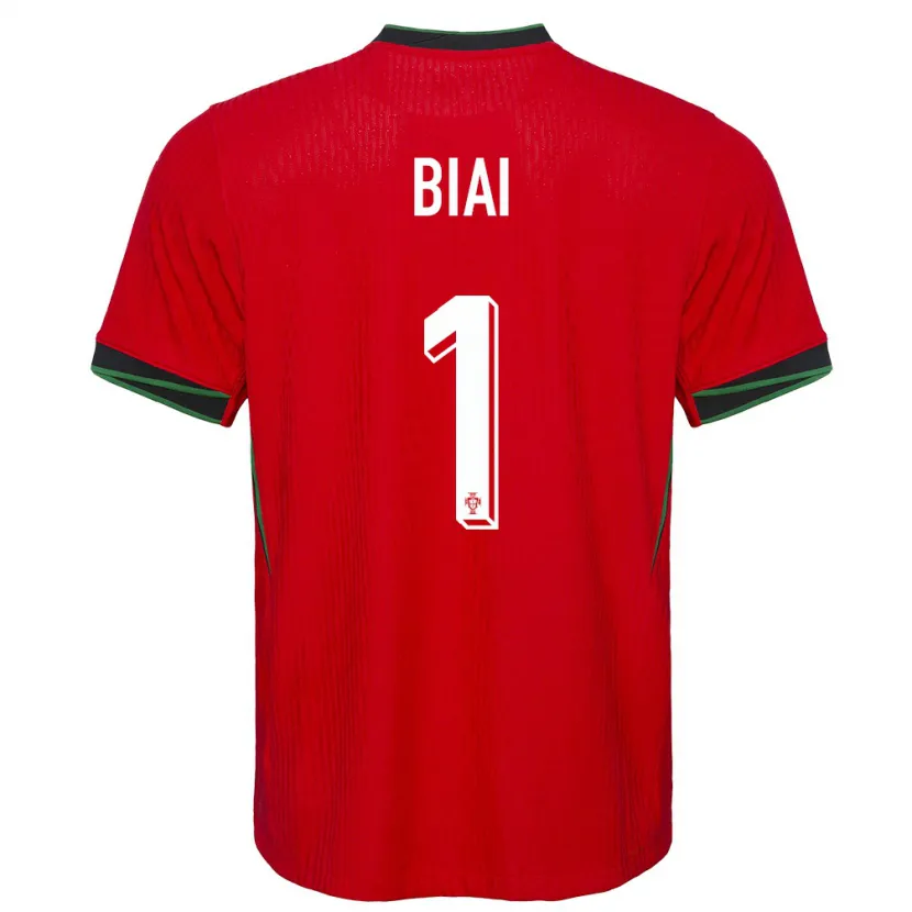 Danxen Dame Portugal Celton Biai #1 Rød Hjemmetrøye Drakt Trøye 24-26 Skjorter T-Skjorte