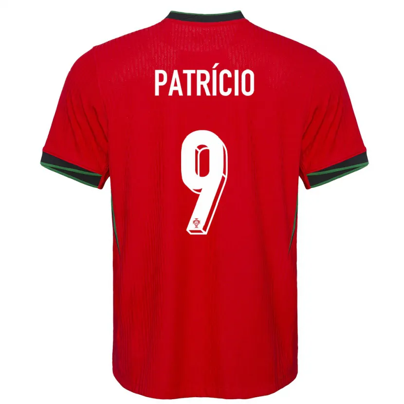 Danxen Dame Portugal Nuno Patricio #9 Rød Hjemmetrøye Drakt Trøye 24-26 Skjorter T-Skjorte