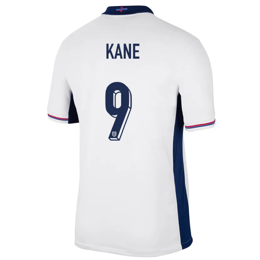 Danxen Dame England Harry Kane #9 Hvit Hjemmetrøye Drakt Trøye 24-26 Skjorter T-Skjorte
