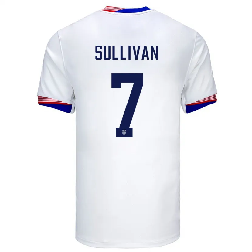 Danxen Dame Usa Quinn Sullivan #7 Hvit Hjemmetrøye Drakt Trøye 24-26 Skjorter T-Skjorte