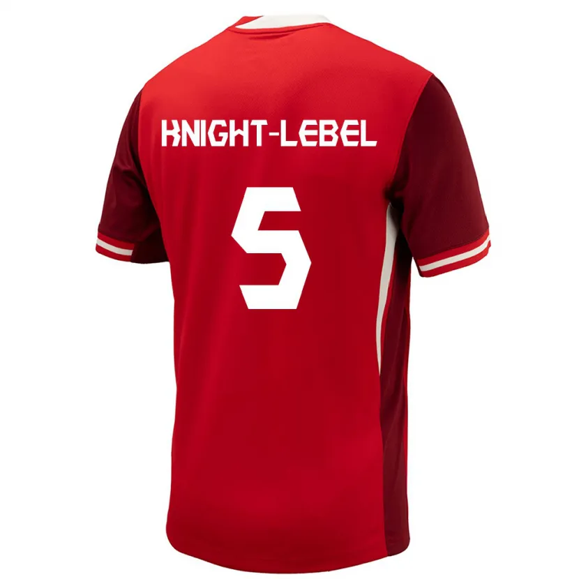 Danxen Dame Canada Jamie Knight-Lebel #5 Rød Hjemmetrøye Drakt Trøye 24-26 Skjorter T-Skjorte