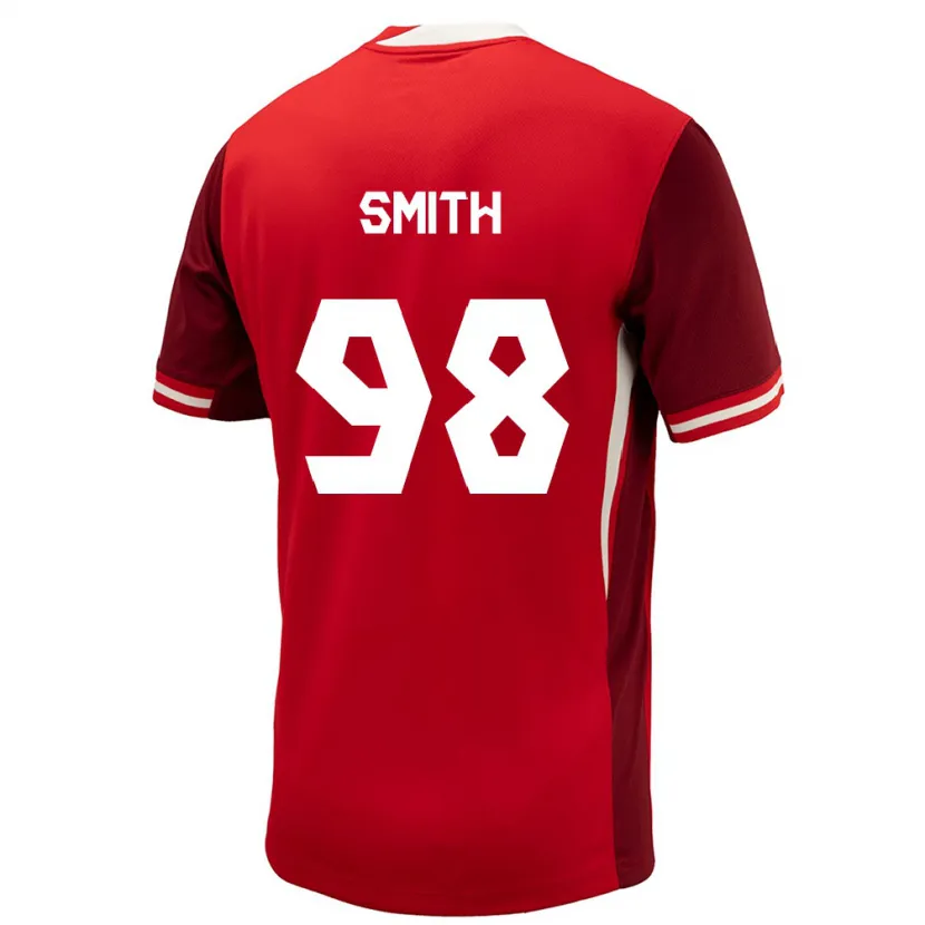 Danxen Dame Canada Olivia Smith #98 Rød Hjemmetrøye Drakt Trøye 24-26 Skjorter T-Skjorte