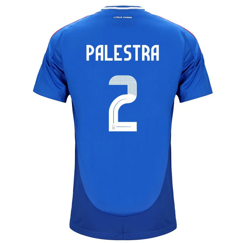 Danxen Dame Italia Marco Palestra #2 Blå Hjemmetrøye Drakt Trøye 24-26 Skjorter T-Skjorte