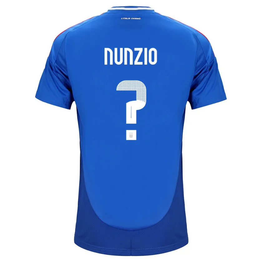 Danxen Dame Italia Alessandro Di Nunzio #0 Blå Hjemmetrøye Drakt Trøye 24-26 Skjorter T-Skjorte