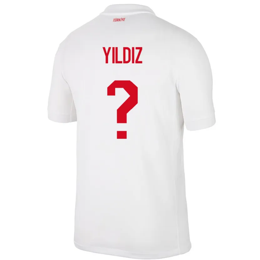 Danxen Dame Tyrkia Mine Yıldız #0 Hvit Hjemmetrøye Drakt Trøye 24-26 Skjorter T-Skjorte