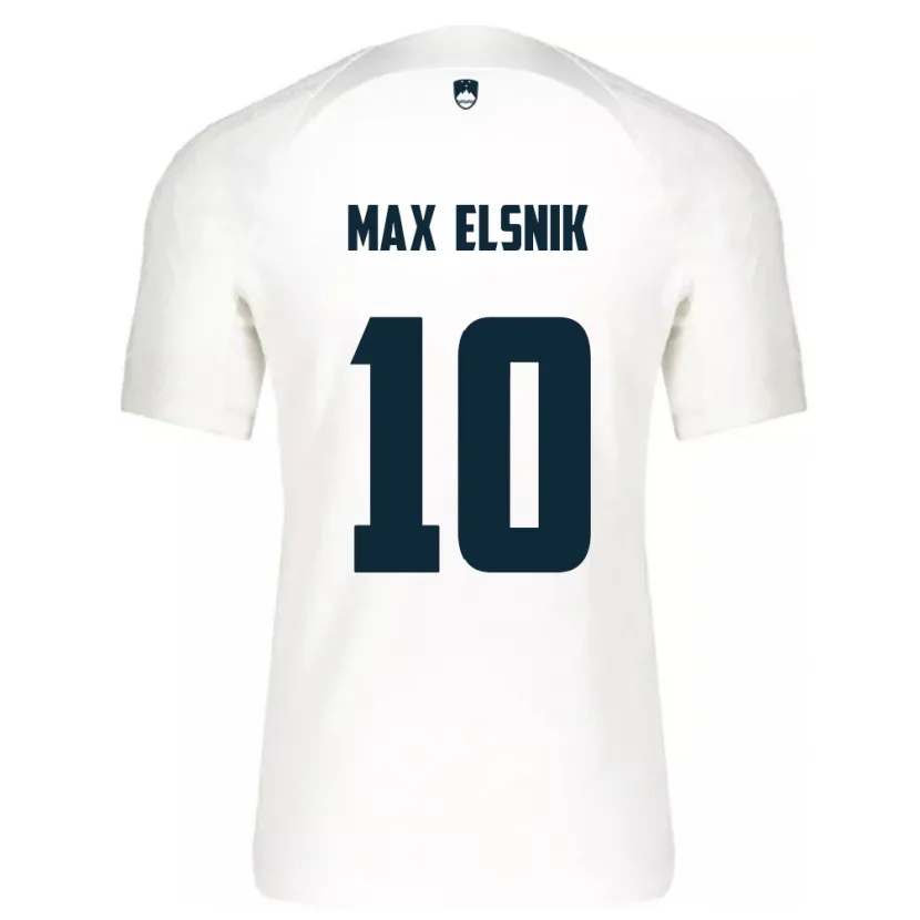 Danxen Dame Slovenia Timi Max Elsnik #10 Hvit Hjemmetrøye Drakt Trøye 24-26 Skjorter T-Skjorte