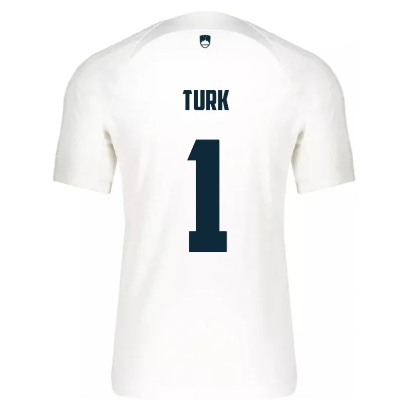 Danxen Dame Slovenia Martin Turk #1 Hvit Hjemmetrøye Drakt Trøye 24-26 Skjorter T-Skjorte