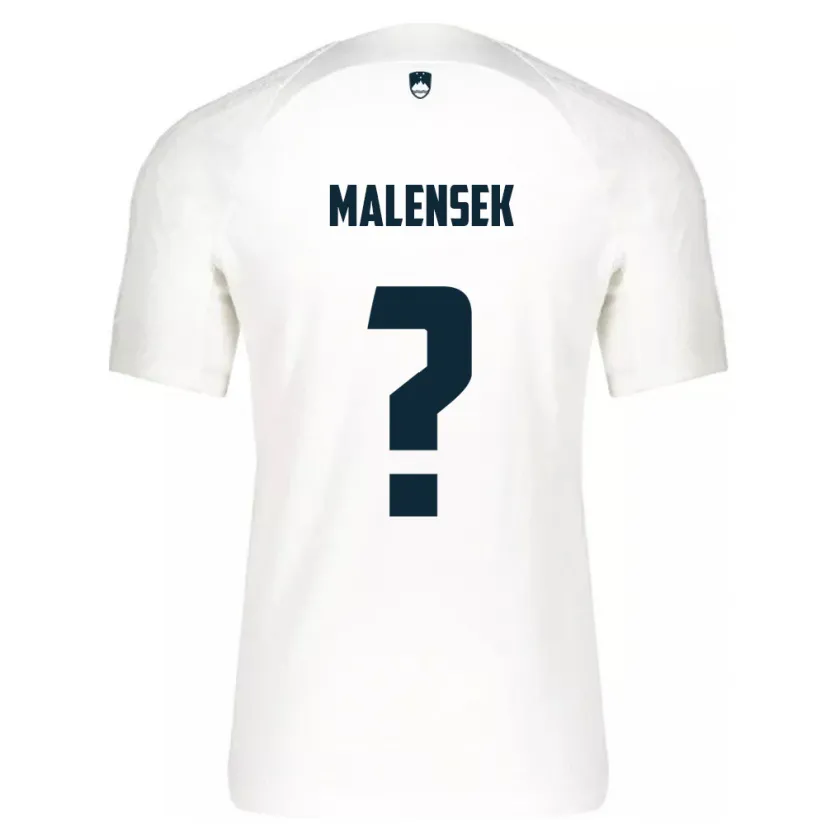 Danxen Dame Slovenia Matej Malensek #0 Hvit Hjemmetrøye Drakt Trøye 24-26 Skjorter T-Skjorte