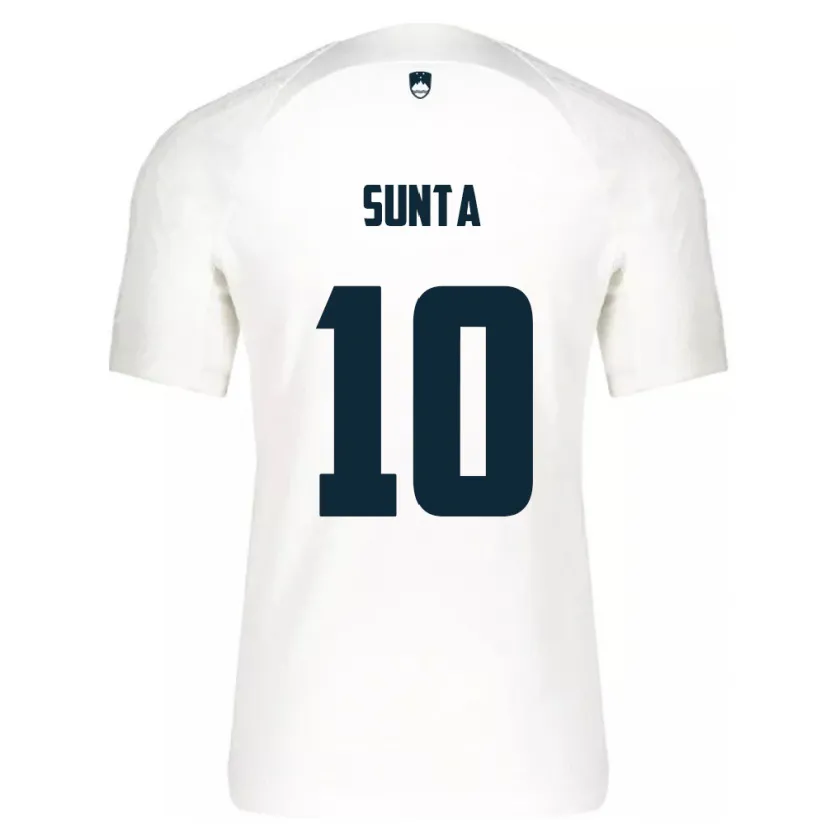 Danxen Dame Slovenia Sven Sunta #10 Hvit Hjemmetrøye Drakt Trøye 24-26 Skjorter T-Skjorte
