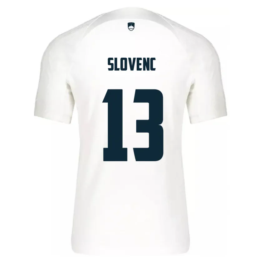 Danxen Dame Slovenia Nejc Slovenc #13 Hvit Hjemmetrøye Drakt Trøye 24-26 Skjorter T-Skjorte
