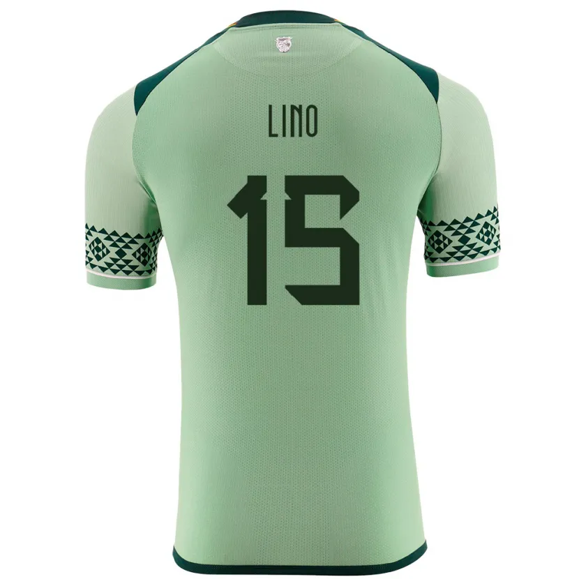 Danxen Dame Bolivia Daniel Lino #15 Lysegrønn Hjemmetrøye Drakt Trøye 24-26 Skjorter T-Skjorte