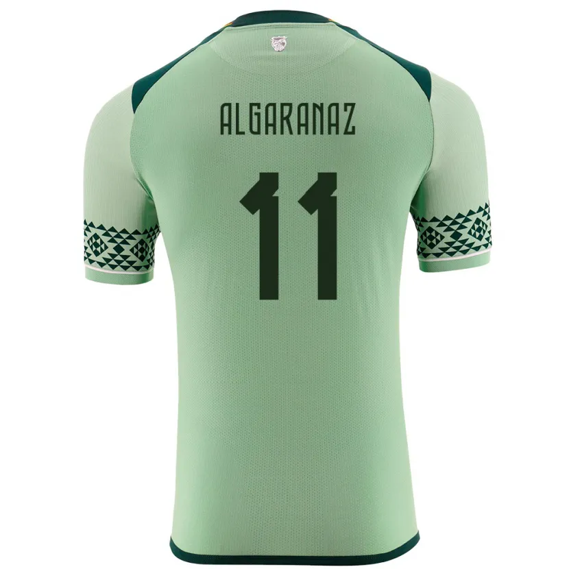 Danxen Dame Bolivia Carmelo Algarañaz #11 Lysegrønn Hjemmetrøye Drakt Trøye 24-26 Skjorter T-Skjorte