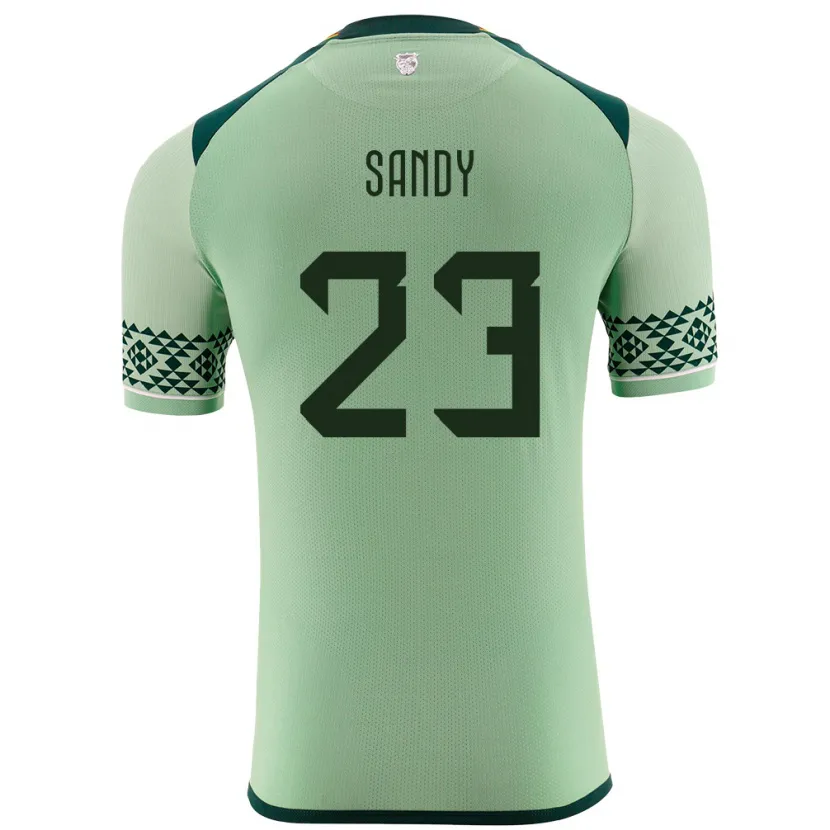 Danxen Dame Bolivia Daniel Sandy #23 Lysegrønn Hjemmetrøye Drakt Trøye 24-26 Skjorter T-Skjorte