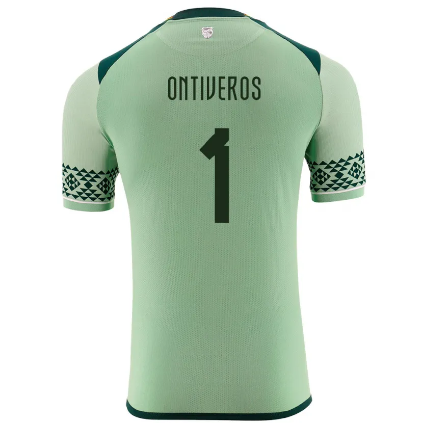 Danxen Dame Bolivia Mel Ontiveros #1 Lysegrønn Hjemmetrøye Drakt Trøye 24-26 Skjorter T-Skjorte