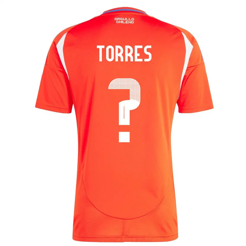 Danxen Dame Chile Bruno Torres #0 Rød Hjemmetrøye Drakt Trøye 24-26 Skjorter T-Skjorte