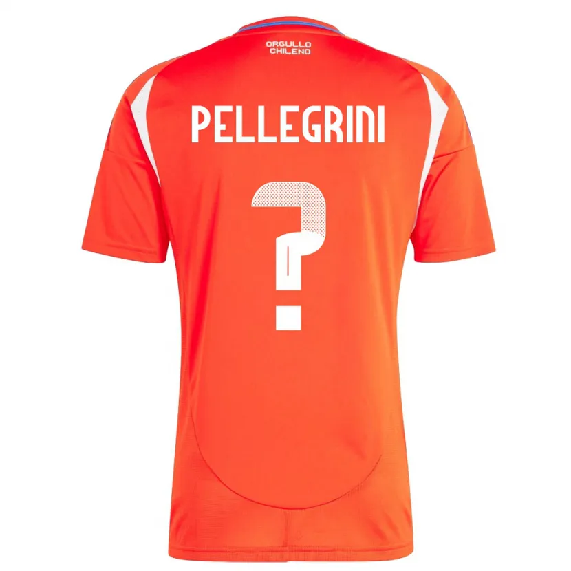 Danxen Dame Chile Maya Pellegrini #0 Rød Hjemmetrøye Drakt Trøye 24-26 Skjorter T-Skjorte