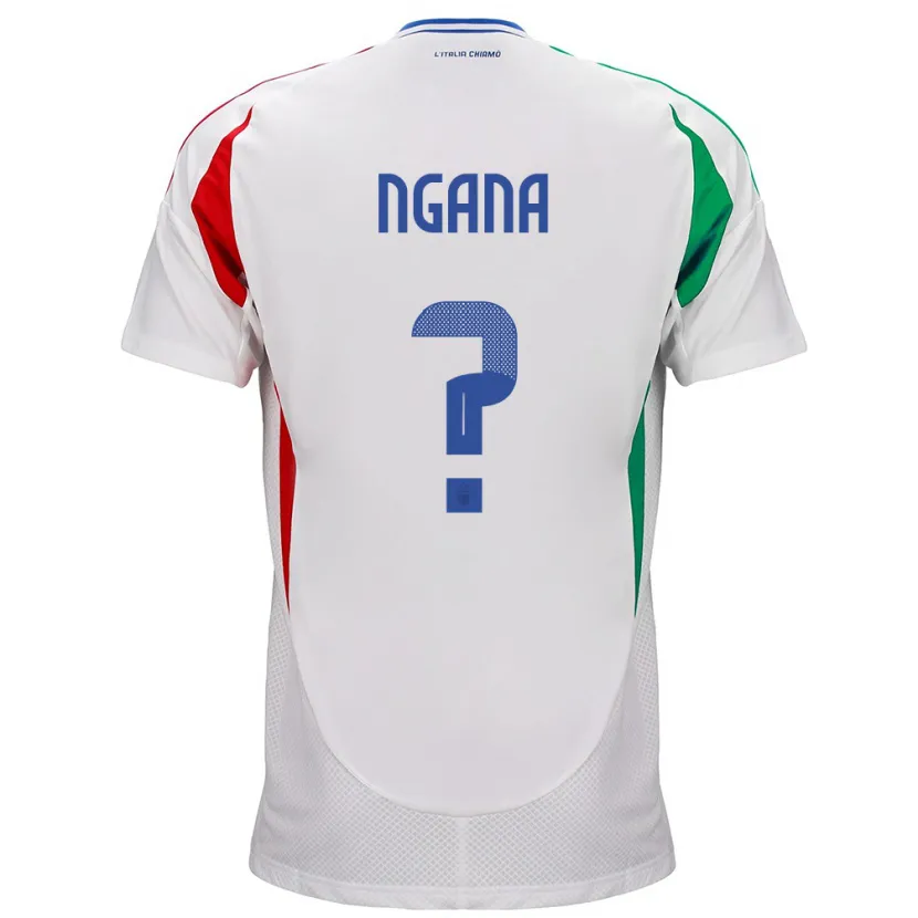 Danxen Dame Italia Valdes Ngana #0 Hvit Bortetrøye Drakt Trøye 24-26 Skjorter T-Skjorte
