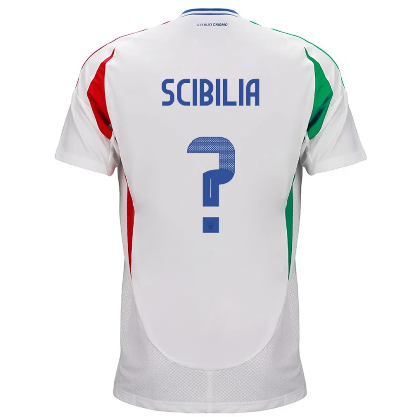 Danxen Dame Italia Dylan Scibilia #0 Hvit Bortetrøye Drakt Trøye 24-26 Skjorter T-Skjorte