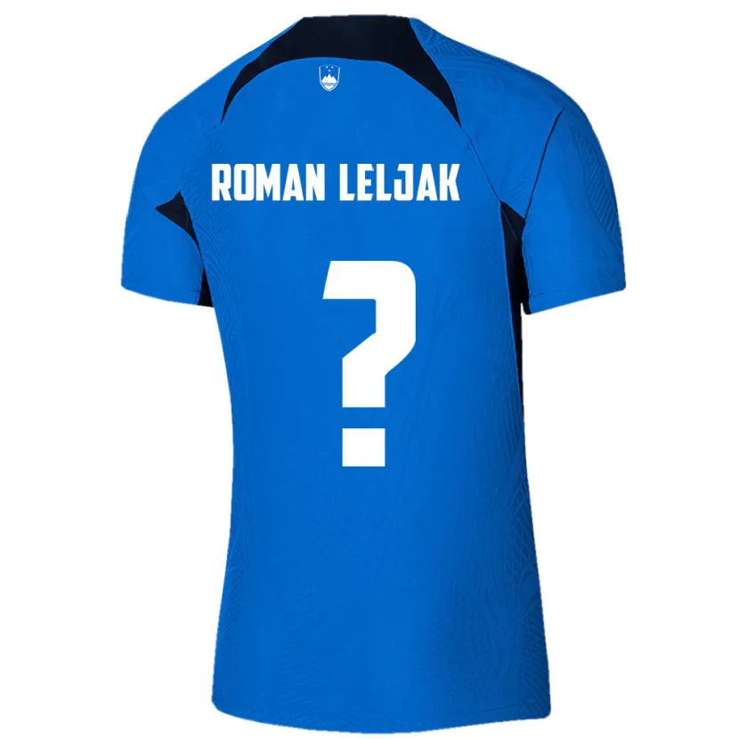 Danxen Dame Slovenia Nejc Roman Leljak #0 Blå Bortetrøye Drakt Trøye 24-26 Skjorter T-Skjorte