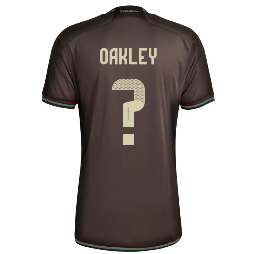 Danxen Dame Jamaica Katie Oakley #0 Nattbrun Bortetrøye Drakt Trøye 24-26 Skjorter T-Skjorte
