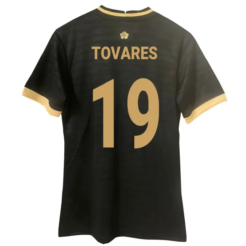 Danxen Dame Panama Kahir Tovares #19 Svart Bortetrøye Drakt Trøye 24-26 Skjorter T-Skjorte