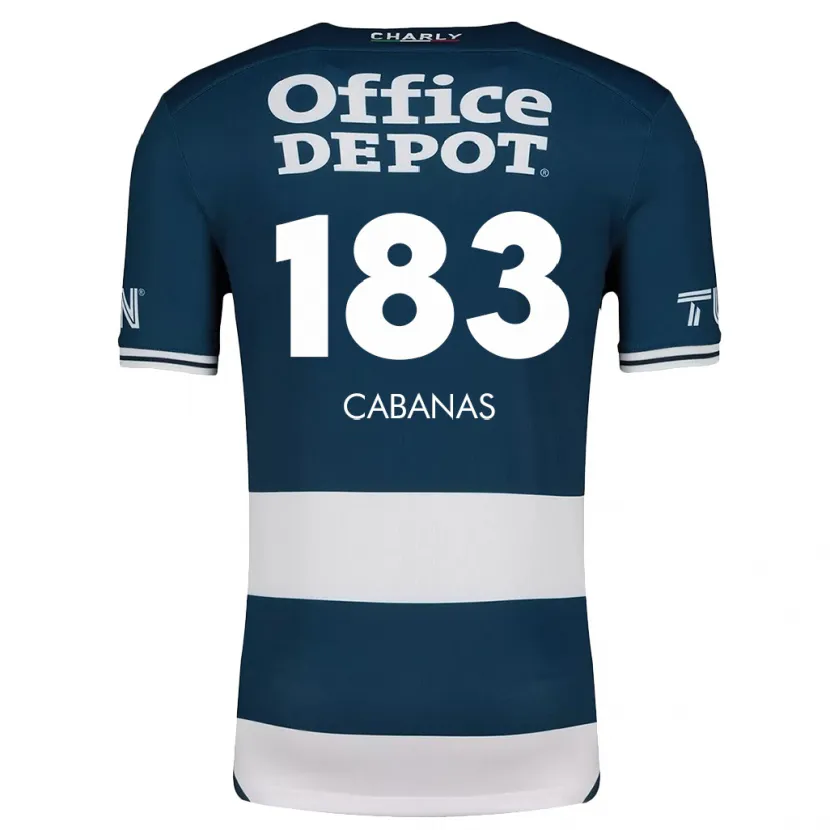 Danxen Barn Mauricio Cabañas #183 Blå Hvit Hjemmetrøye Drakt Trøye 2024/25 Skjorter T-Skjorte
