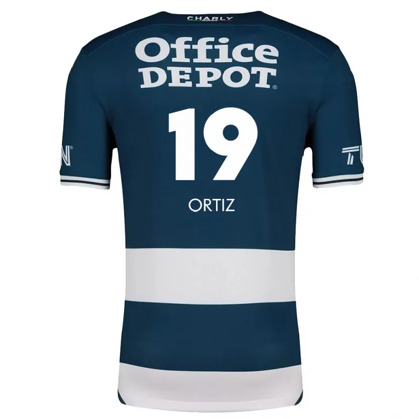 Danxen Barn Celso Ortiz #19 Blå Hvit Hjemmetrøye Drakt Trøye 2024/25 Skjorter T-Skjorte